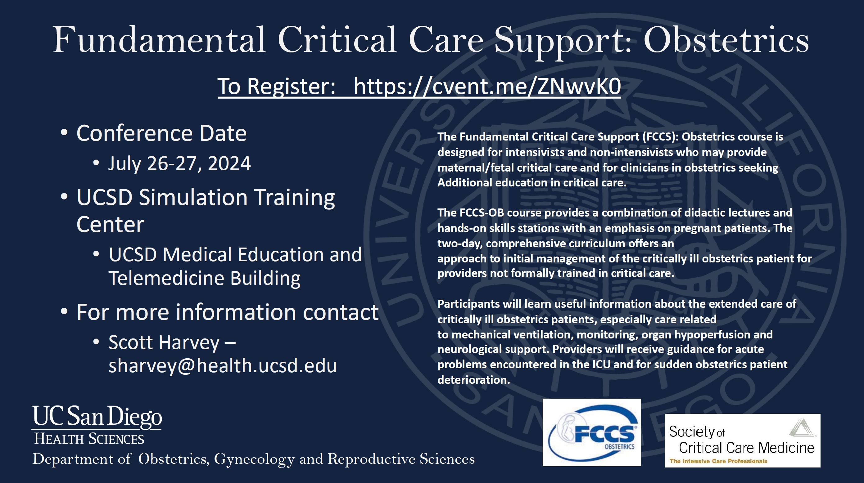 Critical Care Support Class