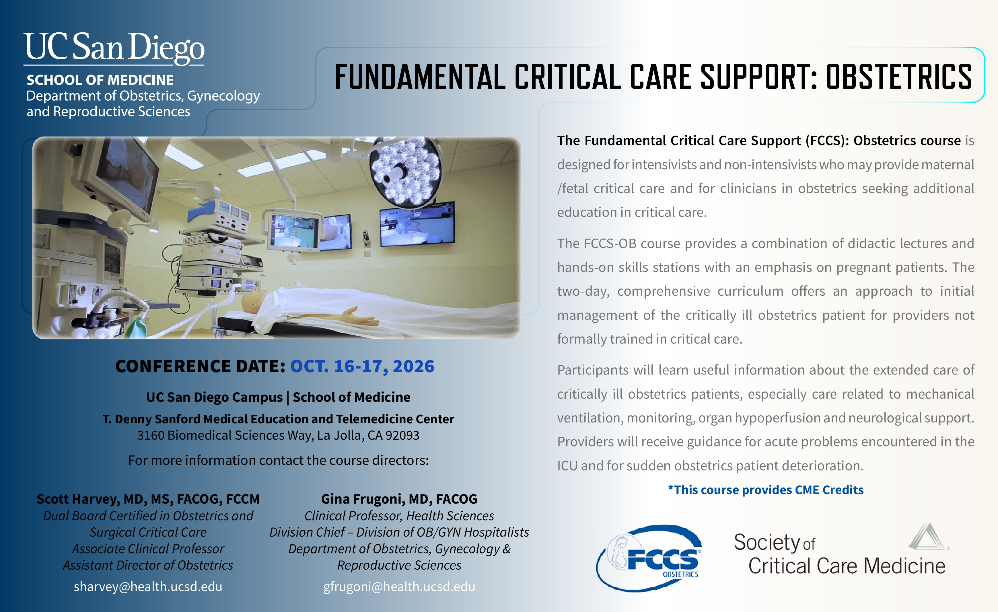 Fundamental Critical Care Support: Obstetrics Conference