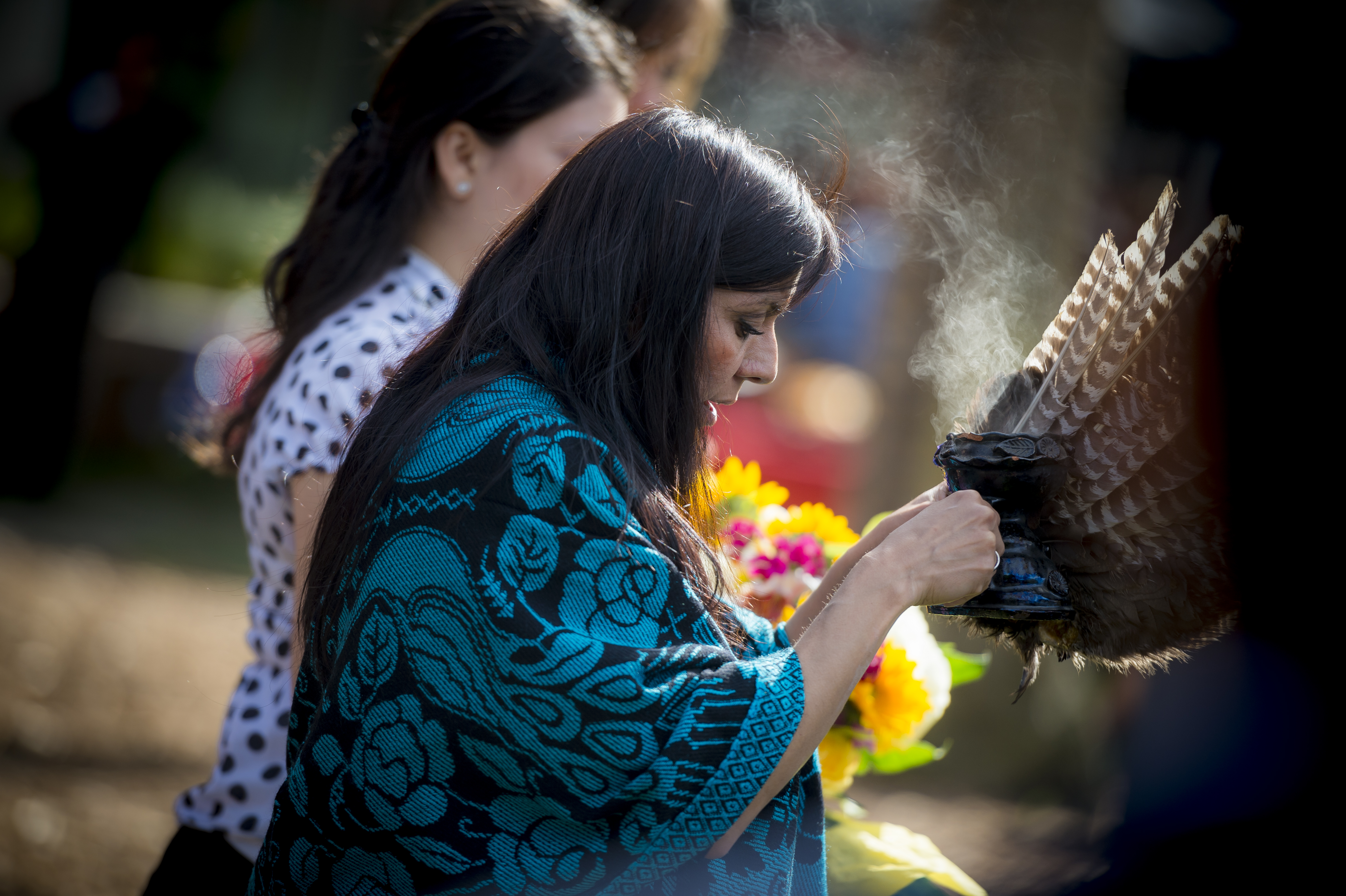 Carmen Linares spiritual blessing at UC San Diego